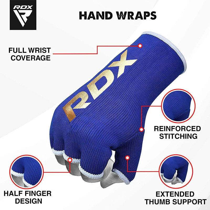 RDX IB Inner Gloves Hand Wraps Blue