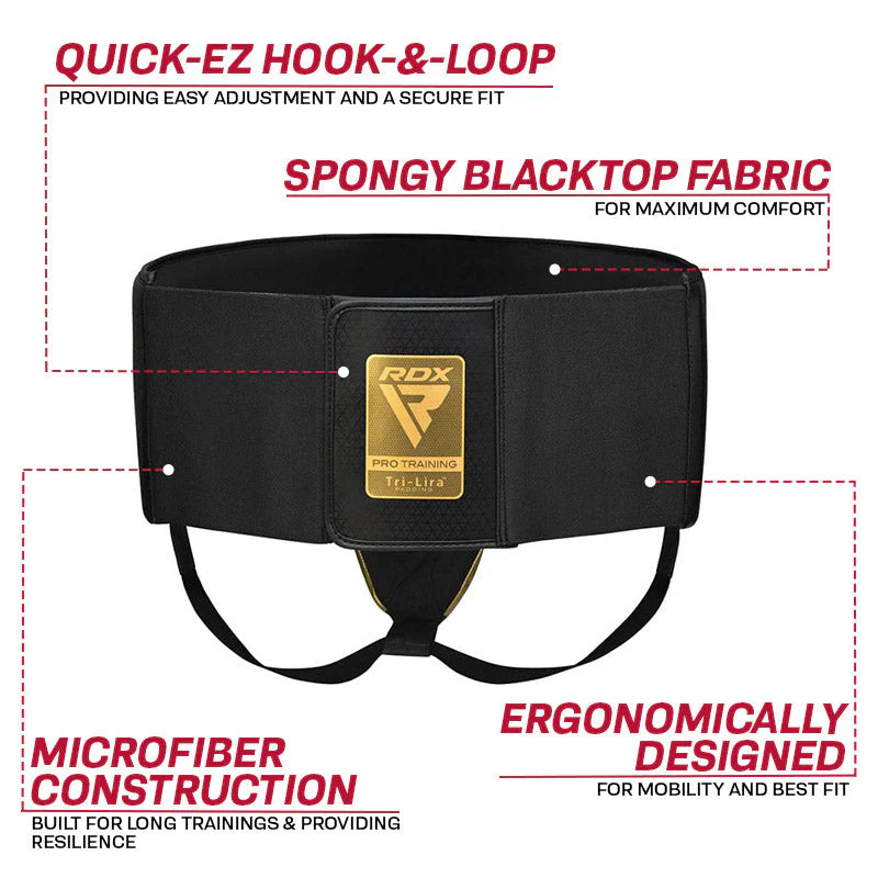 RDX L1 Mark Pro MMA Training Groin Guard Ce Certified Gold