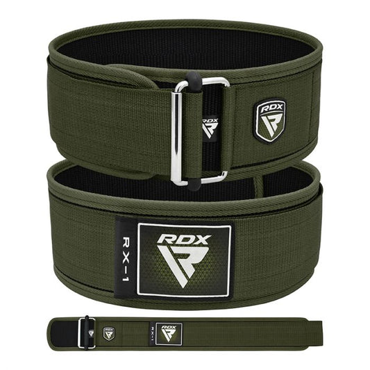 RDX RX1 Weight Lifting Belt Army Green
