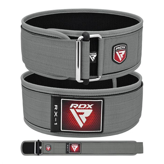 RDX RX1 Weight Lifting Belt Grey