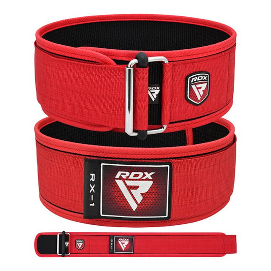 RDX RX1 Weight Lifting Belt Red