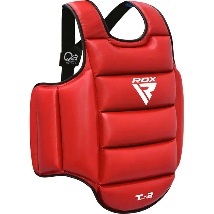 RDX T2 Chest Guard Red/Blue