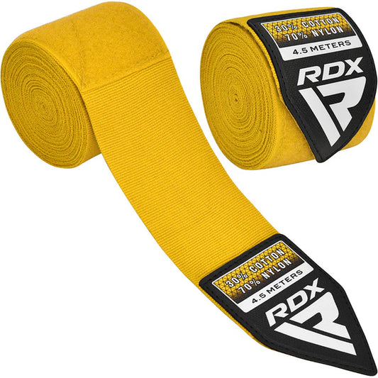 RDX WX Professional Boxing Hand Wraps Yellow
