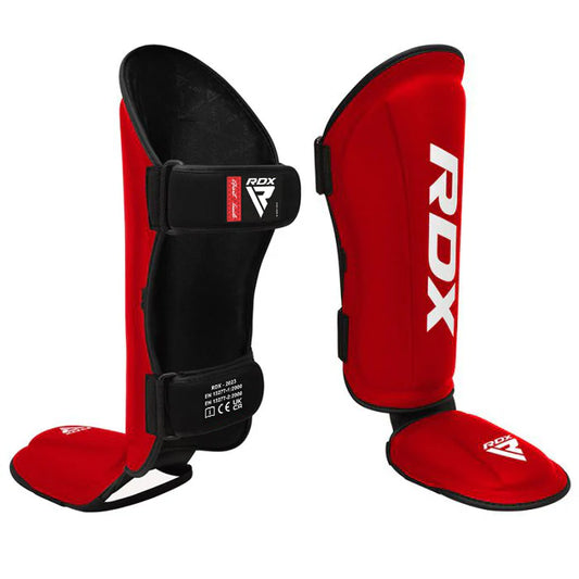 RDX T1 Shin Instep Guards Red