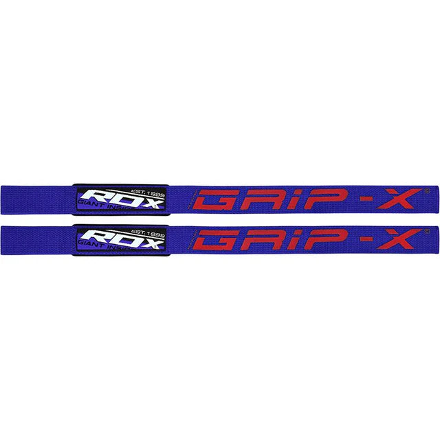 RDX W2 Weightlifting Straps Blue