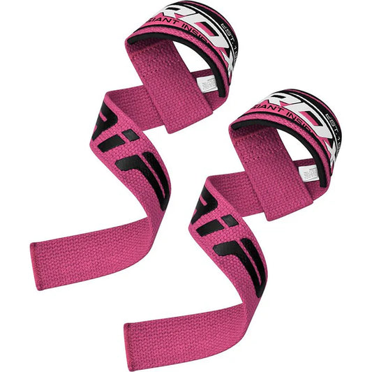 RDX W2 Weightlifting Straps Pink