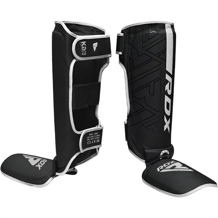 RDX F6 KARA MMA Shin Instep Guards White