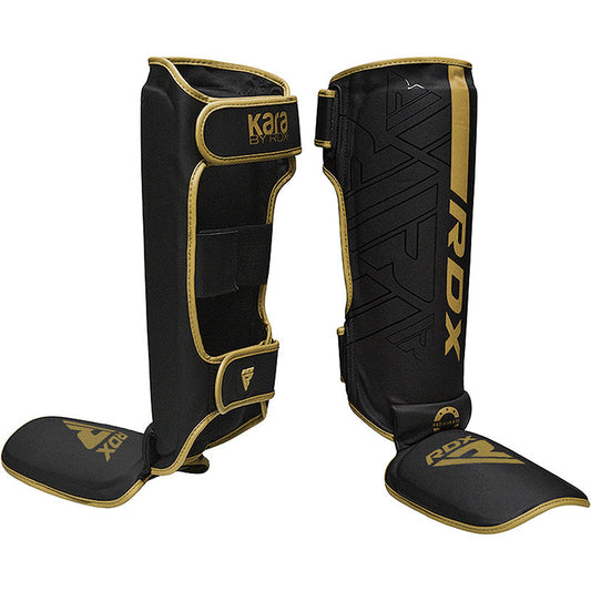 RDX F6 KARA MMA Shin Instep Guards Gold