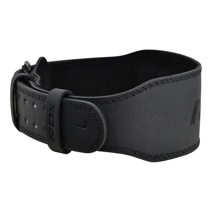 RDX 4" Leather Weightlifting Gym Belt