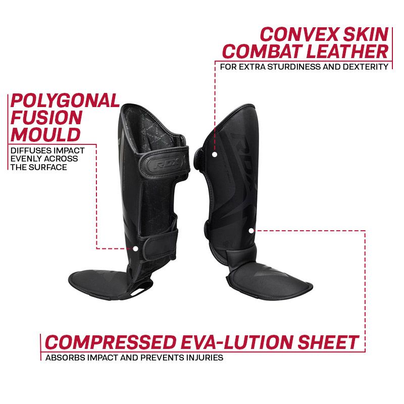 RDX T15 Noir MMA Gel Padded Shin Instep Guards