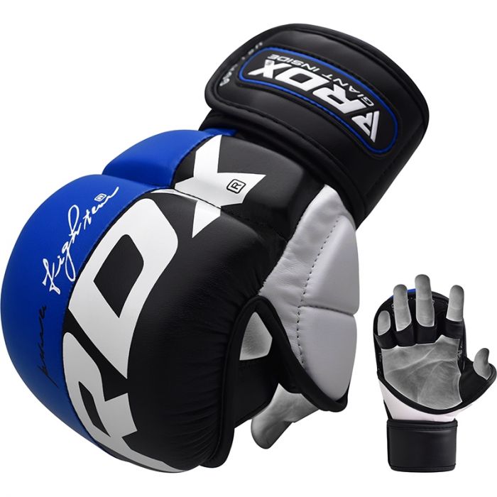 RDX T6 MMA Sparring Gloves Blue